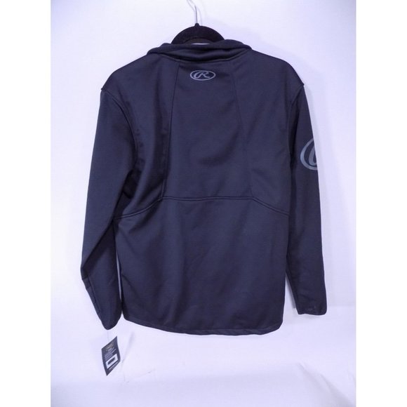 Seahawks Track Medium UNCW? Black Jacket Full Zipper Rawling Gold Collection NEW - Picture 6 of 6